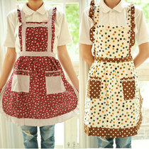 Han Editions Fields Garden Home Apron Kitchen cooking Anti-oil stain sleeveless hood clothes Restaurant Working clothes