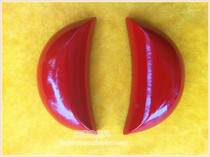 Buddha hall supplies Red solid wood Holy grail Hexagram cup Gong cup Rice cup Buddha Buddhist supplies Popular dharma religious supplies