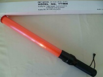 LED Red Fluorescent Stick Traffic Baton Lifesaving Rod Double Flash Warning Stick