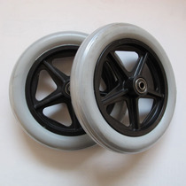 Wheelchair front wheel 8 inch wheelchair front wheel wheelchair wheel 8 inch PU Foam wheel wheelchair accessories 20cm wheel