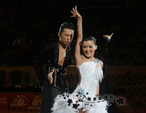 New Century Latin Dance Performance Costume Latin Dance Latin Dance Dress Latin Performance Dress Large Swing Temperament Skirt