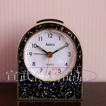 ATEX ARTEX silent snooze creative personality bedroom childrens alarm clock 18404 white dot cute and simple