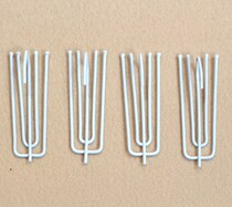 CURTAIN FITTING WINDOW CORD FABRIC WITH HOOK STAINLESS STEEL QUADFORK HOOK QUADCLAW HOOK