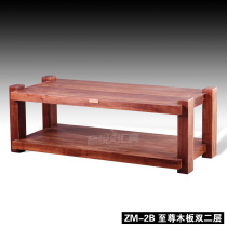 Yinyue Huidian ZM-2B Supreme Plank Double Layer Solid Wood Rack Audio Frame Equipment Frame