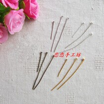 Special price DIY ancient wind ancient fashion head ornament accessories material *T word needle * 20mm 36mm length (iron)