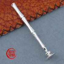 Cigarette small town pipe special tool silver Press rod to create anti-flameout bamboo Festival