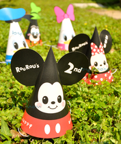 Customized Childrens Birthday Party Dress Up mickey Mouse Theme mickey Minnie Minnie Minnie Protagonist Hat