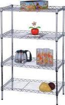 Special kitchen rack seasoning rack bowl tray pot holder metal storage rack stainless steel color 4-layer shelf