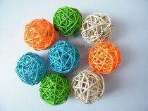 Diameter 6CM Fujikball manufacturer Direct sale Hotel Kindergarten dry branches decoration vines to decorate colorful balls