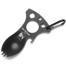 US outdoor tableware multifunction spoon tool fork corkscrew trigger wrench T151 camping tool