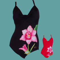 Special cabinet Fashion Korean version Golden Ginger Casual Sand Beach Holiday Fitness Conjoined Triangle Swimsuit 2878