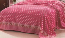 Falesuit blanket bedding gift padded flannel bed air conditioning quilt towel quilted coral velvet blanket