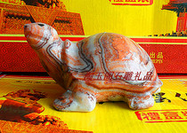 Jiaxiang Stone Carving Handicraft Swing Piece Stone Turtle Engraving Ornament Feng Shui Mr. Turtle Gold Turtle Tug