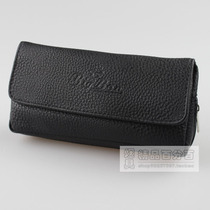 Tobacco bag leather two bucket bag 2 bucket bag pipe bag cigarette bag can put smoking utensils