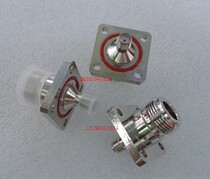 SMA-K rotating N-K flange SMA female head outer screw inner hole turn N-type female head square plate with waterproof ring N SMA-KK