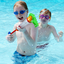 British ELC baby beach toy sand shovel rake beach water spray gun outdoor dual-purpose toy children play water