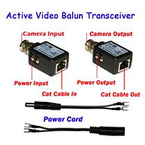 Twisted Pair Video Transmitter 75ohms BNC to 100 ohms RJ-45 BNC to RJ45 converter