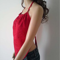 Handmade ladies adult bellyband warm stomach protection cotton sexy classical red belly bag spring summer and autumn