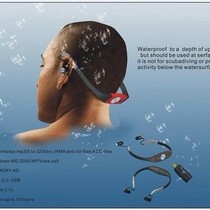 Factory direct waterproof MP3 swimming MP3 underwater sports running headset MP3 4G 8G radio FM