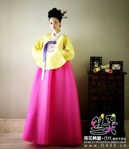 Korean imported fabric Tang clothing hanbok bride hanbok Palace hanbok long modern hanbok H-T01207