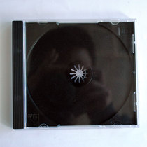 (One pack of 10) music CD box 08 single-disc black PVC transparent single-sided CD box