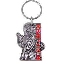 Official issue of IRON MAIDEN Iron Ladys band key button #2