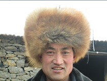 Old Northeast long fur hat Middle-aged mens fur one-piece Lei Feng hat male thickened cotton hat