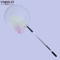 Wrangler aluminum alloy thick eye copy net 3 m 45CM diameter copy net head fishing gear fishing gear fishing fishing gear Fishing Fishing