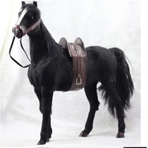 DIY 1:6 soldiers special blood treasure simulation horse war horse fur animal handicraft saddle