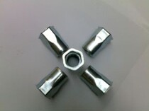 Small countersunk head hexagon rivet nut (white zinc) M10 100 parts