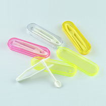 Contact lens clip stick tweezers combination contact lens box small suction cup set