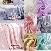 Crown Special 100 Mulberry Silk Silk Silk quilt cover Single Double Child Cover Plain Color Available
