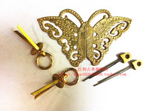 (Dividend Classical Bronze Accessories) antique pure copper furniture accessories cabinet door decorated butterfly handle 15cm