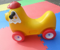 Mimi puppy car children slip walker pace skating rink 4 wheels twisted car toddler child plastic car kindergarten baby carrier