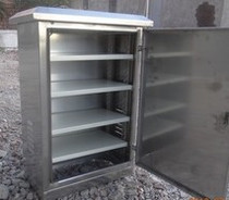 Outdoor stainless steel distribution box rainproof control box Electric control box Control cabinet wiring box plus compartment spot