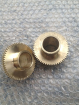 Processing custom-made 1-mode 60-tooth worm gear aluminum bronze out of stock 20 to do reducer accessories