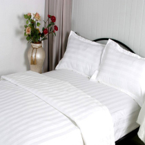 Hotel guest room upscale full cotton 3 cm ribbons 40 ultra-dense thickened 39 tooth quilt cover bed linen