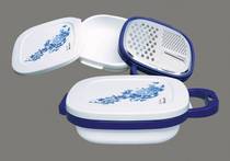 Green Flowers Square Multifunction Kitchen Treasure Wholesale Logo Coarse Silk Thread Chipping Utensils Promotion Exhibition Opening Gift