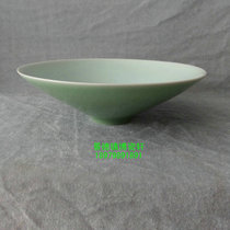 Jingdezhen antique factory goods porcelain high temperature color glaze (jade green glaze) 8 inch Doujia Bowl