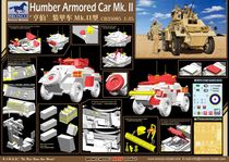Weijun Model CB35085 1 35 British World War II Humber Mk II Wheel Armored Vehicle