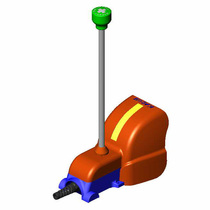 Imported Kaikun KACON Elephant heavy-duty aluminum alloy foot switch HRF-HD8S111-RC with portable lifting rod