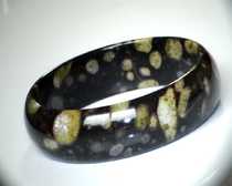 Spring flowers Luoyang plum jade bracelet natural jade bracelet Peach pollen Agate red jade green jade bracelet 55