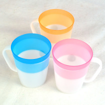 Han Style Creative Toothbrush Cup Plastic Gargling Cup Toothbrushing Cup Gargle Cup Gradient Color Water Cup 38g