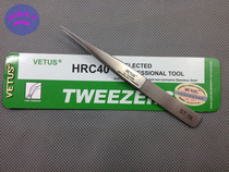 New VETUS vitals stainless steel pointed tweezers non-magnetic clip ST-16 hardness 40 ℃ electronic tools