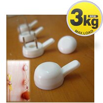 Japan KM Powerful no-mark wall Wall-mounted Painting Wall Nail Hook Photo Wall Wedding photo Invisible photo frame hook 859