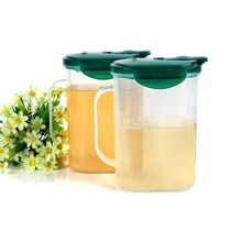 Le Yiduo plastic cold kettle storage kettle cool kettle juice pot large capacity 1 6L two-piece set