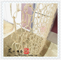 New straw straw curtain Door curtain Kindergarten partition Pure handmade paper rope curtain Corn skin hanging curtain factory direct sales