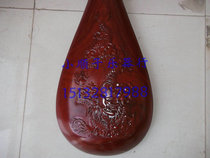 Factory direct mahogany pipa national musical instrument mahogany wood carving Dragon pipa mahogany whole back carved dragon pipa box box