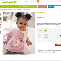 N277 foreign trade France baby girl child baby spring autumn loaded with wool cotton baby long sleeve 0-3