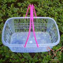  Wholesale square strawberry basket portable white environmental protection plastic fruit basket 2 kg new material bayberry cherry basket with lid